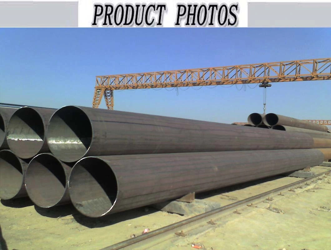 Large Diameter Longitudinal Weldings Seam Welded Steel Pipe for Water Pipe Line Underground/ Open Air