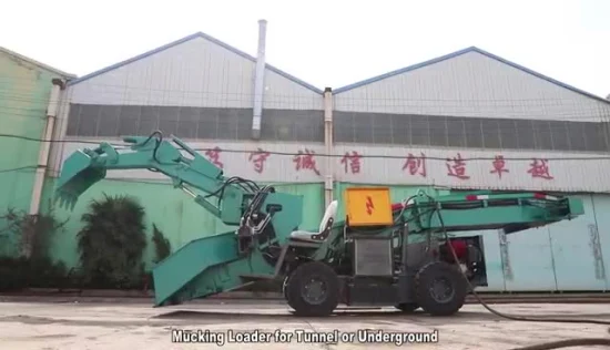 Heißer Verkauf Kohlebergwerk Tunnel Mucking Maschine Mucking Rock Loader Air Rock Loading Machine Preise