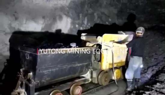 Bergbauwagen für den Transport des Erzes, Wagen für die Mine, Bergbauausrüstung